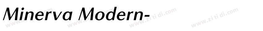 Minerva Modern字体转换
